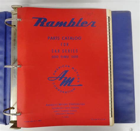 rambler american parts catalog